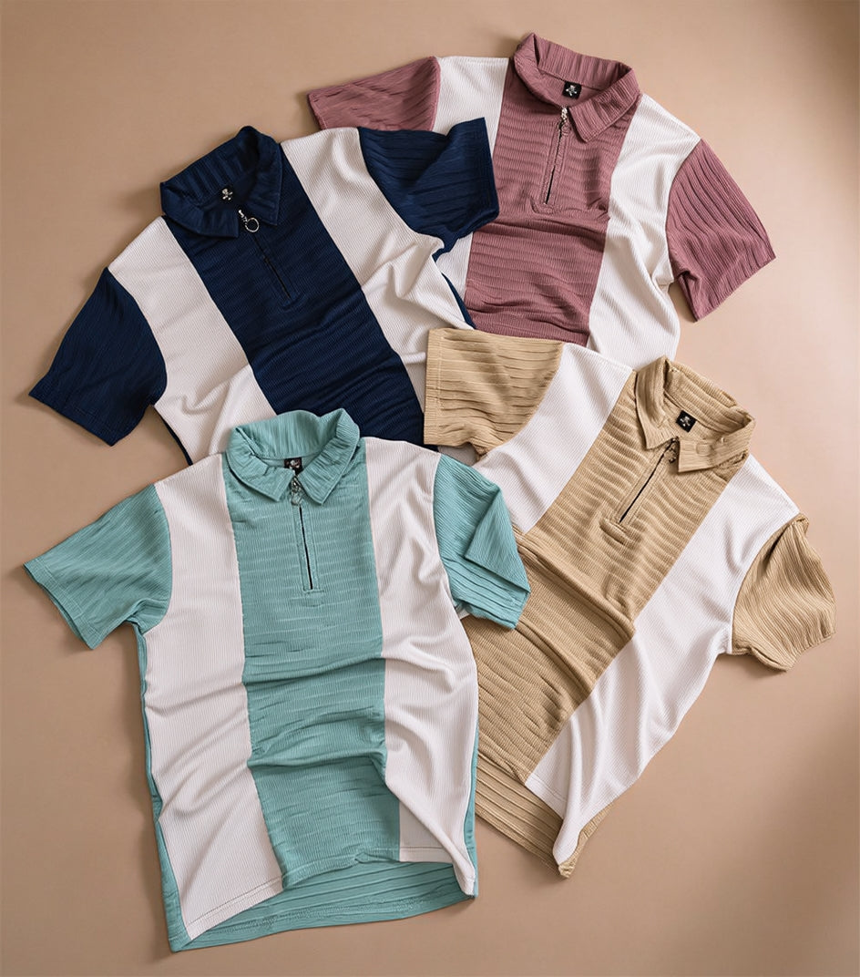 A Astripped Zipper cloth 4 pieces Rs.999 Only