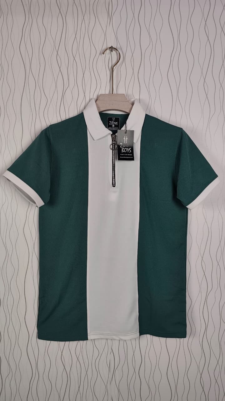 Combo of 4 Striped Zipper Polo T Shirts Rs. 999 Only