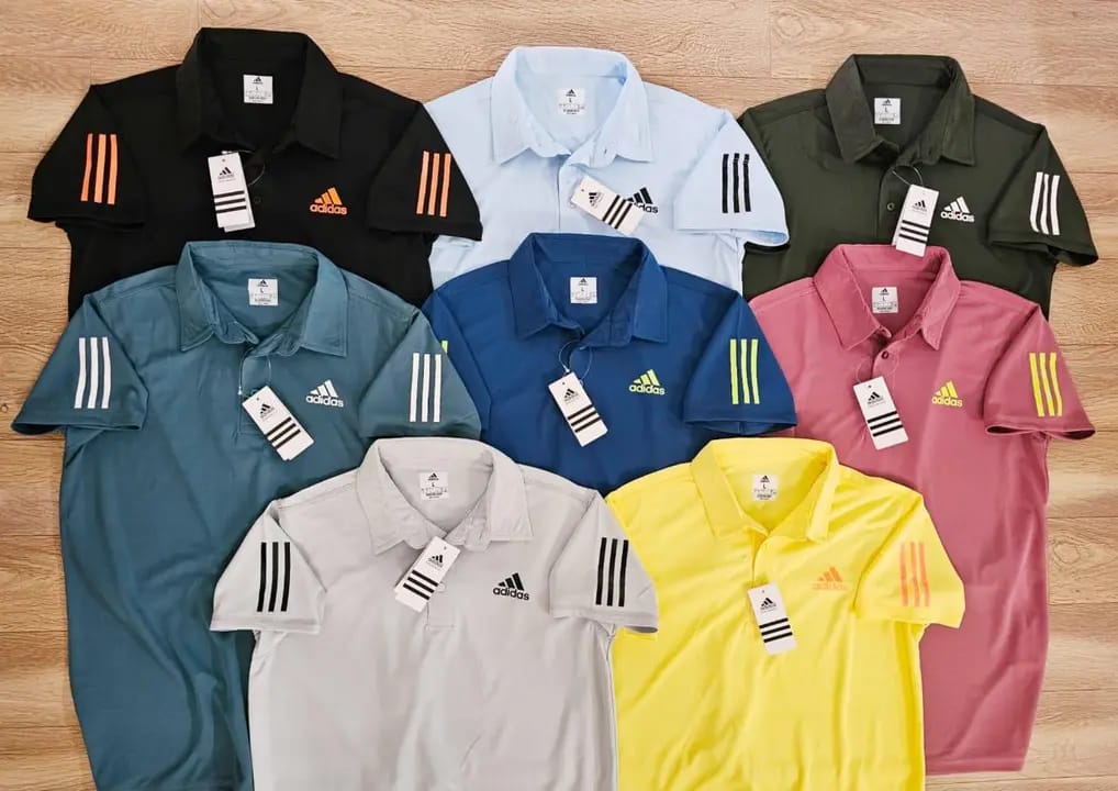 Adidas Collar Tshirts 5 Pieces 999